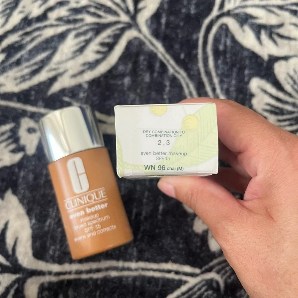 Clinique Even Better SPF15 Makeup‎ Cream Foundation WN 96 Chai 30ml NEW